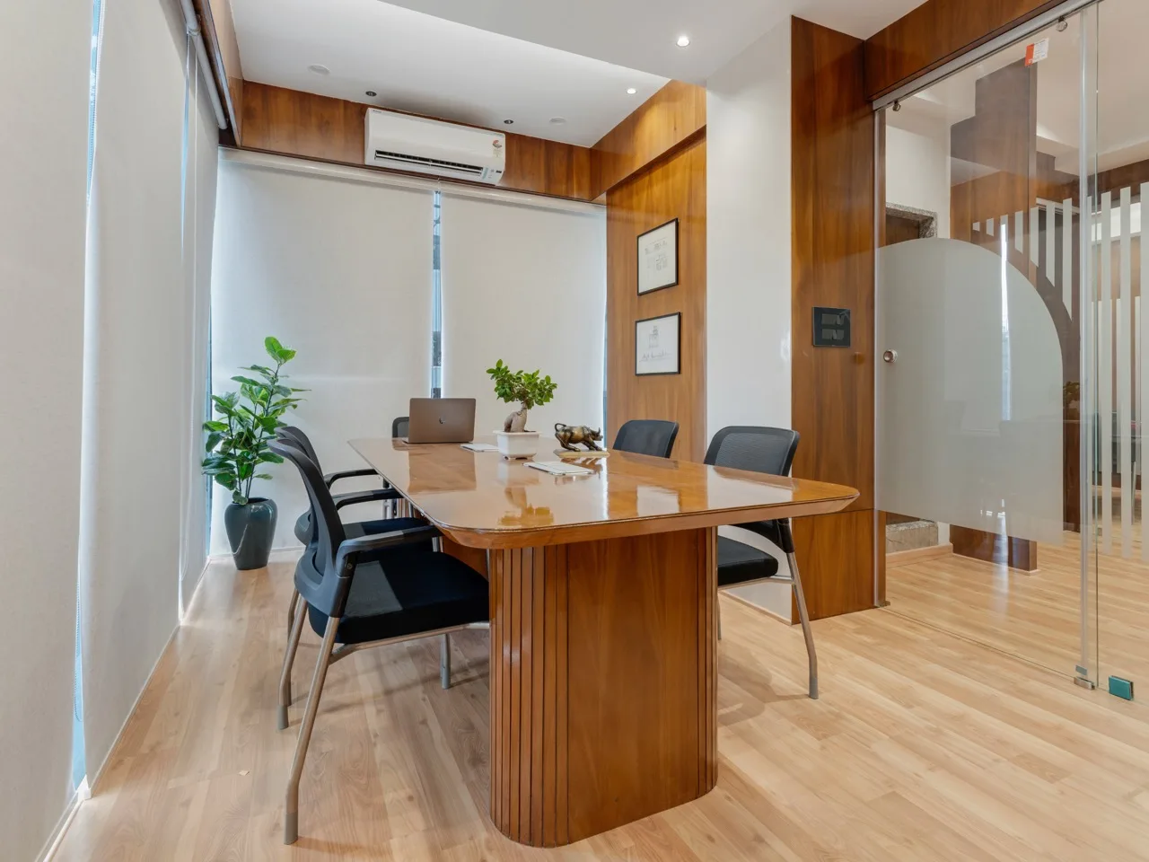Executive boardroom detail